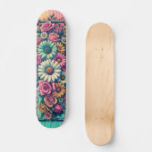 Flower Power Shred Skateboard (Voorkant)