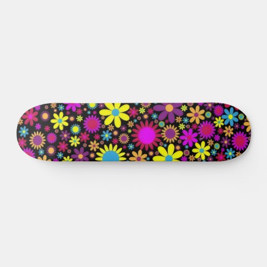 Flower Power Skateboard (Horizontaal)