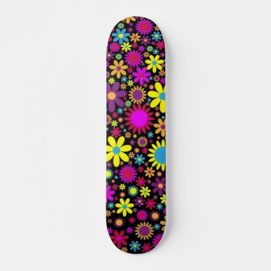 Flower Power Skateboard (Voorkant)