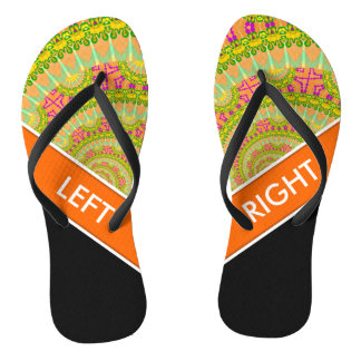 Flower Power Spiraal ZONNIG Teenslippers
