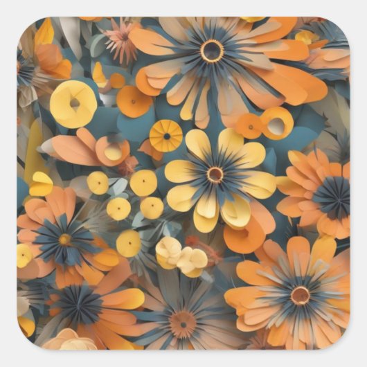 flower power sticker (Voorkant)