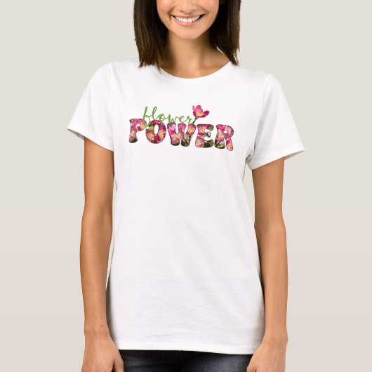 Flower Power t-shirt (Voorkant)