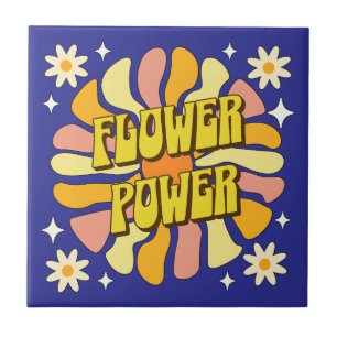 Flower Power Tegeltje