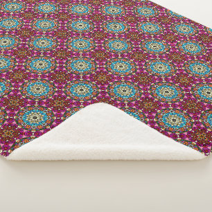 Flower Power V Garden Groovy Sherpa Deken