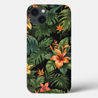 Flower Print telefoonhoesje iPhone 13 Hoesje