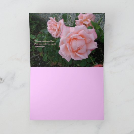 Flower Quotes Kaart (Binnen)