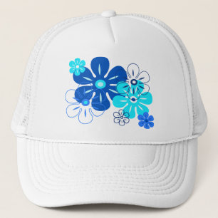 Flower Rain Tropische Trucker Hoeden Trucker Pet