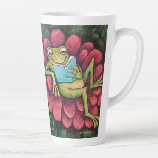 Flower Recliner latte mug (Droite)