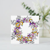 Flower Ring Bedankkaart (Staand voorkant)