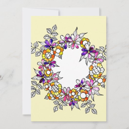 Flower Ring Bedankkaart (Voorkant)