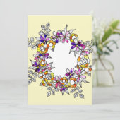 Flower Ring Bedankkaart (Staand voorkant)