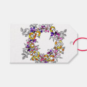 Flower Ring Cadeaulabel (Voorkant (Horizontaal))