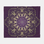 Flower Round Pattern. Illustration. Valentine's, B Fleece Deken (Voorkant (Horizontaal))