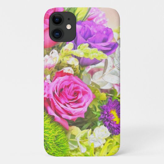 Flower Rozen Garden Art Phone Case (Achterkant)