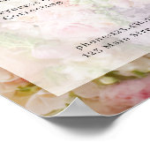 Flower Salon prijslijst Poster (Hoek)