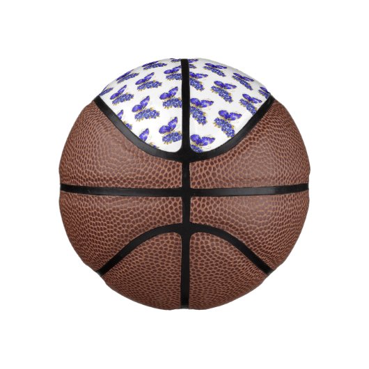 Flower Sapphire Butterfly Basketbal (Rechts)
