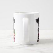 Flower Schnauzer Extra Grote Beker (Achterkant)