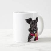 Flower Schnauzer Extra Grote Beker (Voorkant rechts)