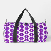 Flower Shape Plaid Purple Pink Plunjezak (Achterkant)