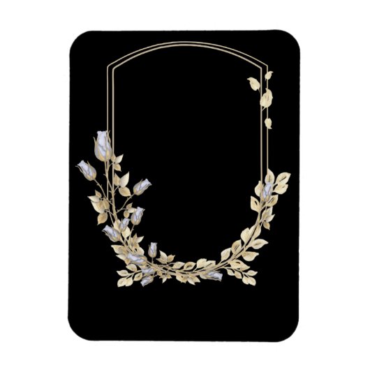 Flower Shield Wedding Magneet (Verticaal)