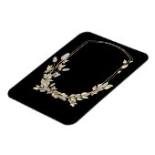 Flower Shield Wedding Magneet (Linkerzijde)