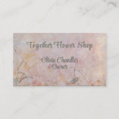 Flower Shop Florist Carte de visite professionnel (Devant)