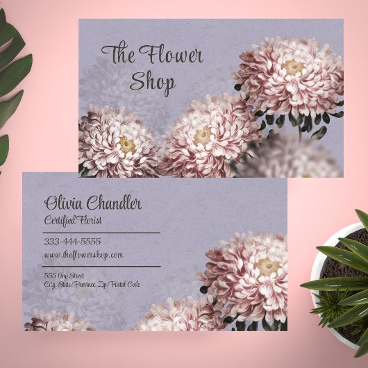 Flower Shop Florist Carte de visite professionnel