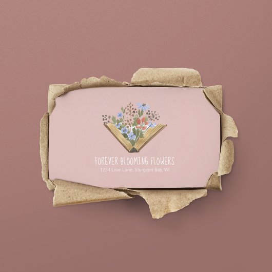 Flower Shop Florist Code QR Carte de visite