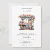 Flower Shop Invitation à la douche nuptiale (Devant)