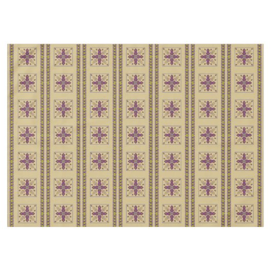 Flower Spring of Life 60x84" nappe (Devant (Horizontal))