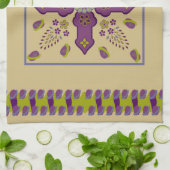 Flower Spring of Life serviette de cuisine (Plié)