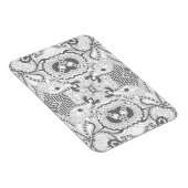 Flower Square Doodle Magneet (Rechterzijde)