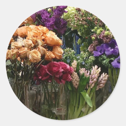 Flower Stickers - verfijnd ontwerp (Voorkant)