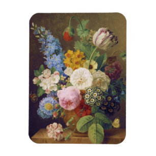 Flower Still Life by Jean Ulrich Tournier Magneet