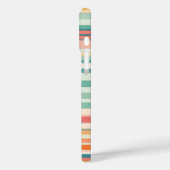 Flower Stripes Retro (Z) Case-Mate iPhone Case (Achterkant / Links)