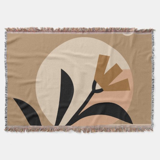 Flower Sun Boho Deken (Voorkant)