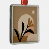 Flower Sun Boho Metalen Ornament (Rechts)