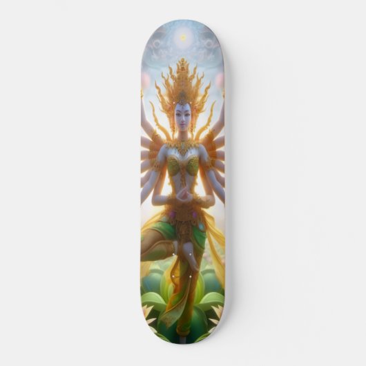 Flower Thai Goddess Skateboard Deck (Voorkant)