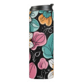 Flower Thermal Tumbler Thermosbeker (Gedraaid links)