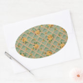 Flower Trellis Rosebud Sticker (Envelop)