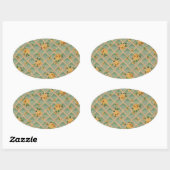 Flower Trellis Rosebud Sticker (Vel)