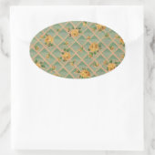 Flower Trellis Rosebud Sticker (Tas)