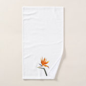 Flower tropical orange paradise (Serviette à main)