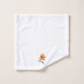 Flower tropical orange paradise (Gant de toilette)