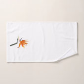 Flower tropical orange paradise (Serviette à main)