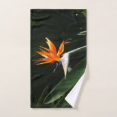 Flower tropical orange paradise (Serviette à main)
