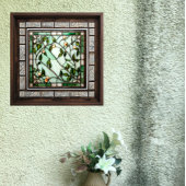 Flower Vine gebrandschilderd glas look Tegeltje