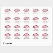 Flower Vrijgezellenfeest Sticker (Vel)