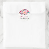 Flower Vrijgezellenfeest Sticker (Tas)