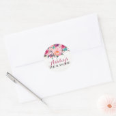Flower Vrijgezellenfeest Sticker (Envelop)